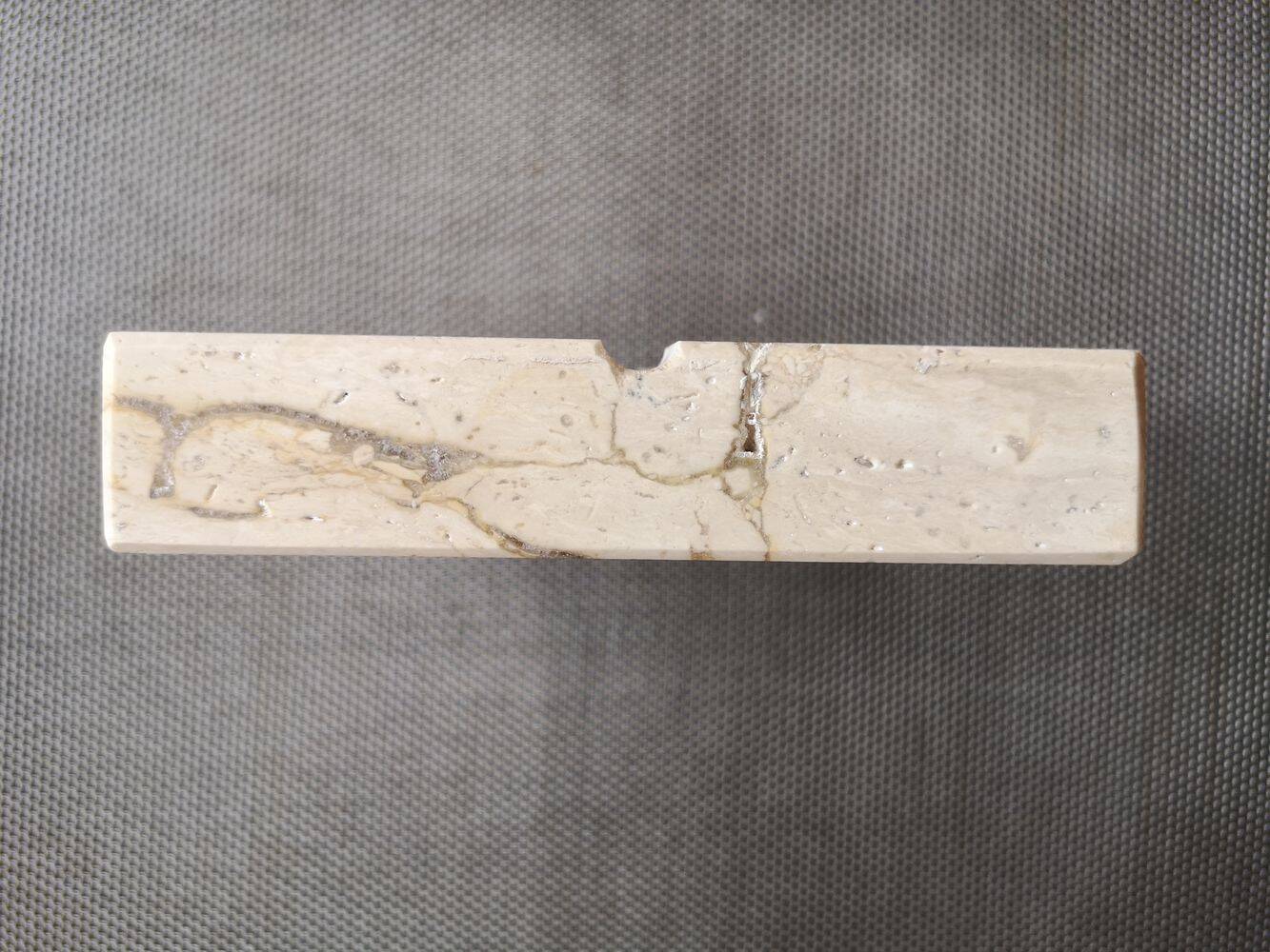 Italian travertine ashtray - 1960s/1970s