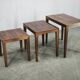 Severin Hansen Nesting Tables for Haslev, Denmark, 1960s