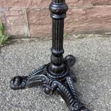 metal pedestal table, Art Deco garden bistro, Paris, 80s