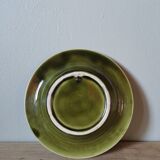 Green advertising ashtray in vintage slip from the Meuse its fine beers