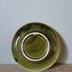 Green advertising ashtray in vintage slip from the Meuse its fine beers