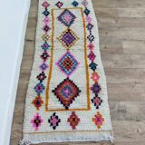 Handmade wool Berber rug 165 X 70 CM
