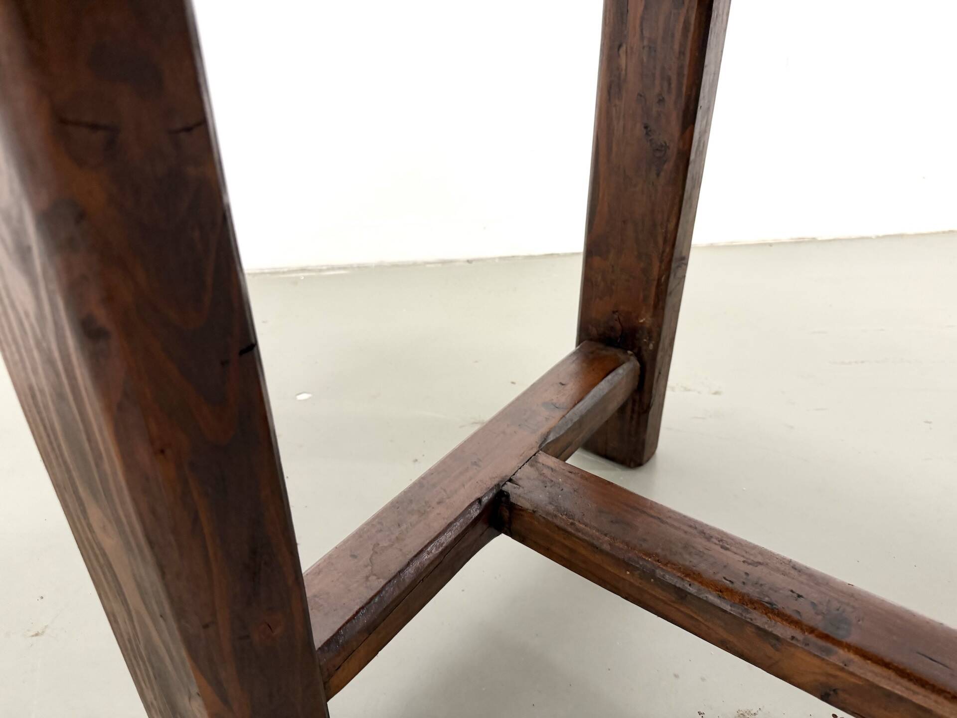 Farm table circa 1900 in solid oak and pine.