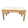 Pickled oak desk