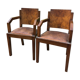 Pair of Art Deco armchairs