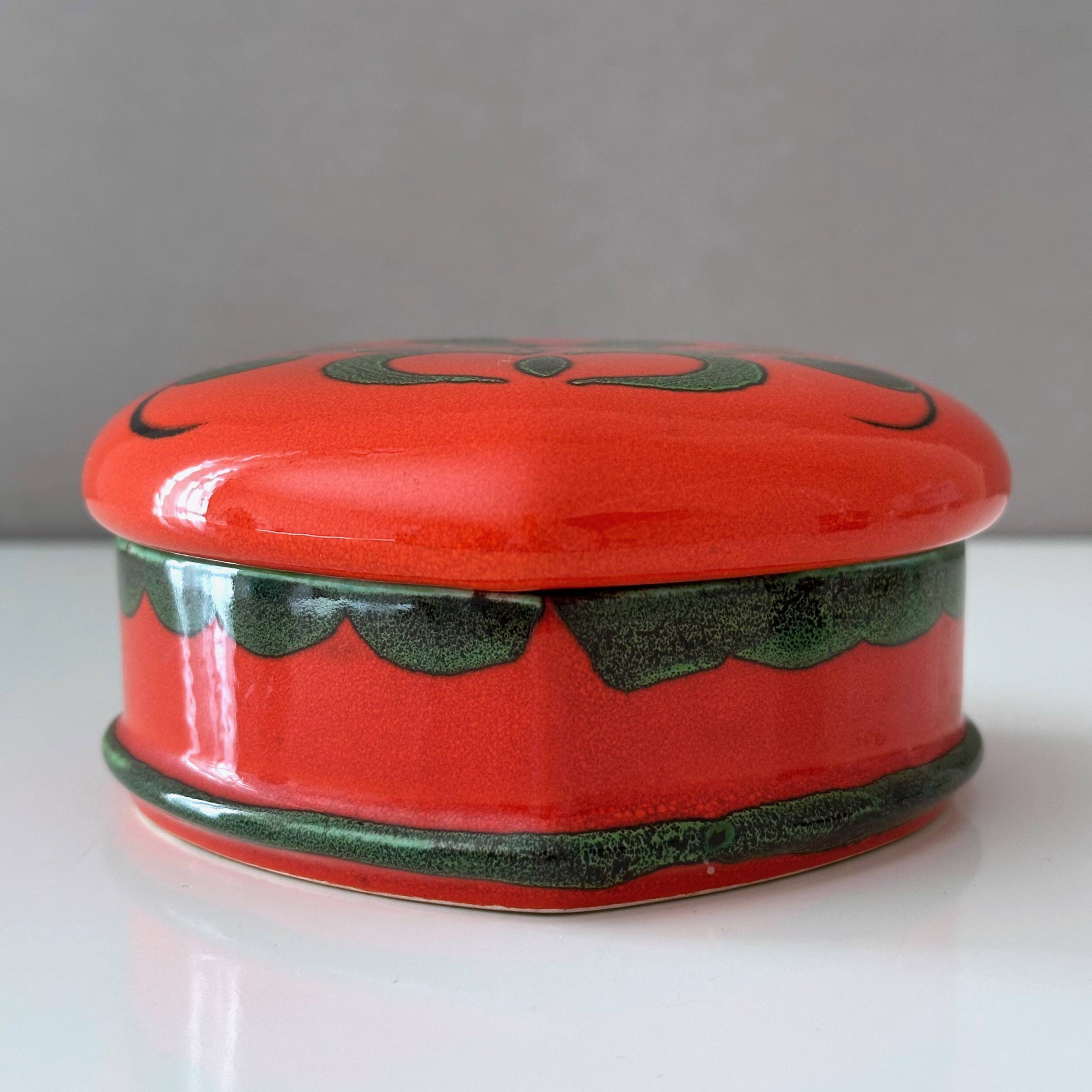 Piroschka heart-shaped jar, Villeroy and Boch Gallo