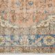 7x10 Turkish Blue & Peach Handmade Persian Rug, 220x304Cm