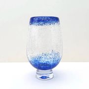 Pascal Guermic blown glass vase, France
