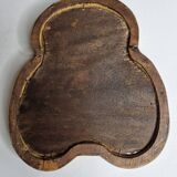 Gothic inspriation mirror in gilded wood 20x24cm