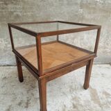 Old display cabinet shop display case or museum cabinet