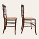 Set of 2 Chaviari Napoleon III cane chairs