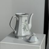 Mitterteich Bavaria teapot with blue lily pattern