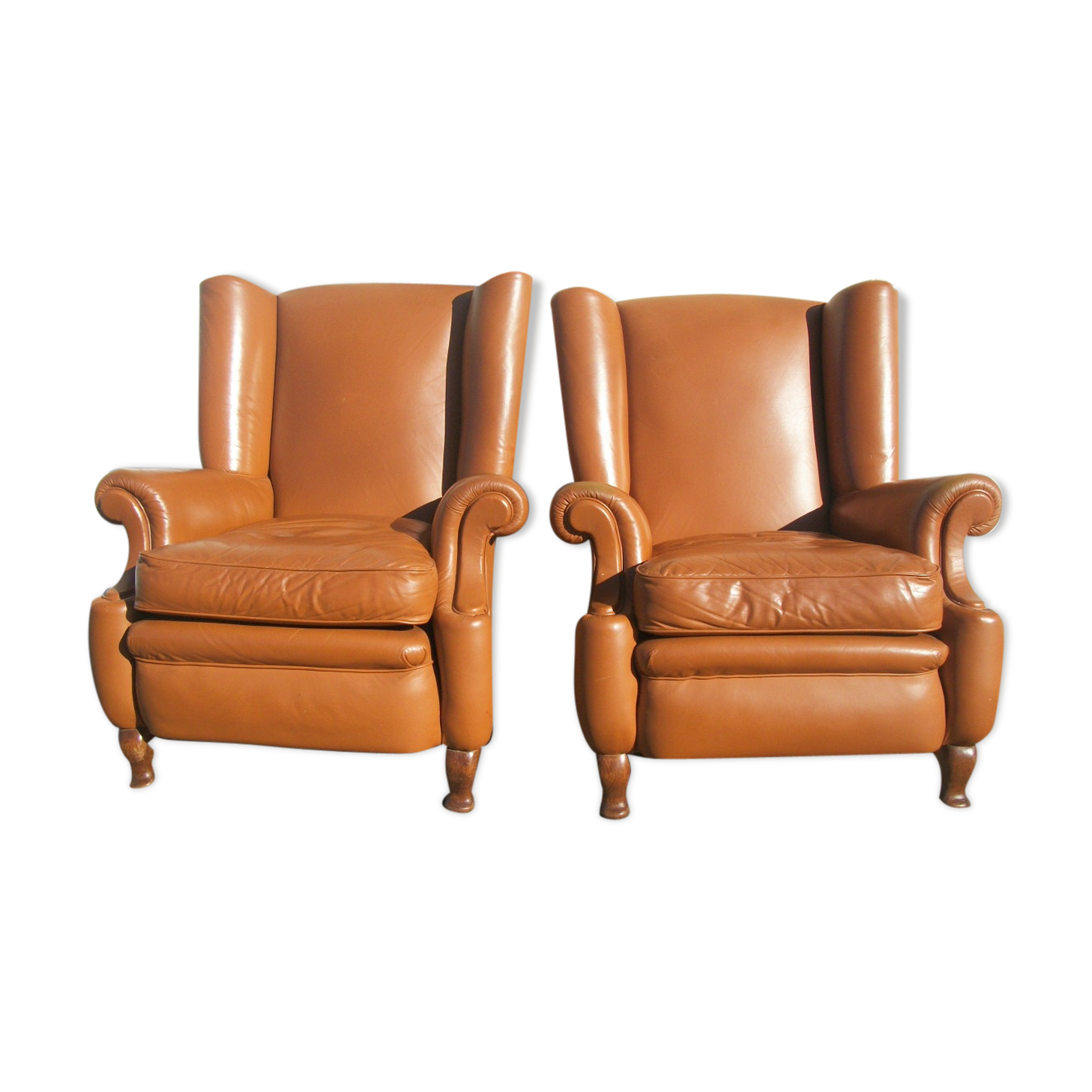 Pair of armchairs English