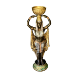Cache pot statue égyptienne 130cm