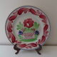 2 assiettes fleuris faïence Choisy le roi