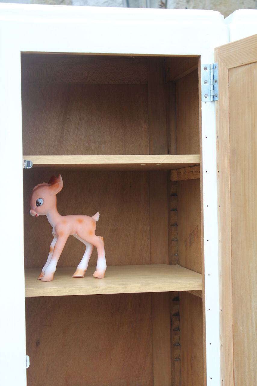 Art deco maid in solid wood