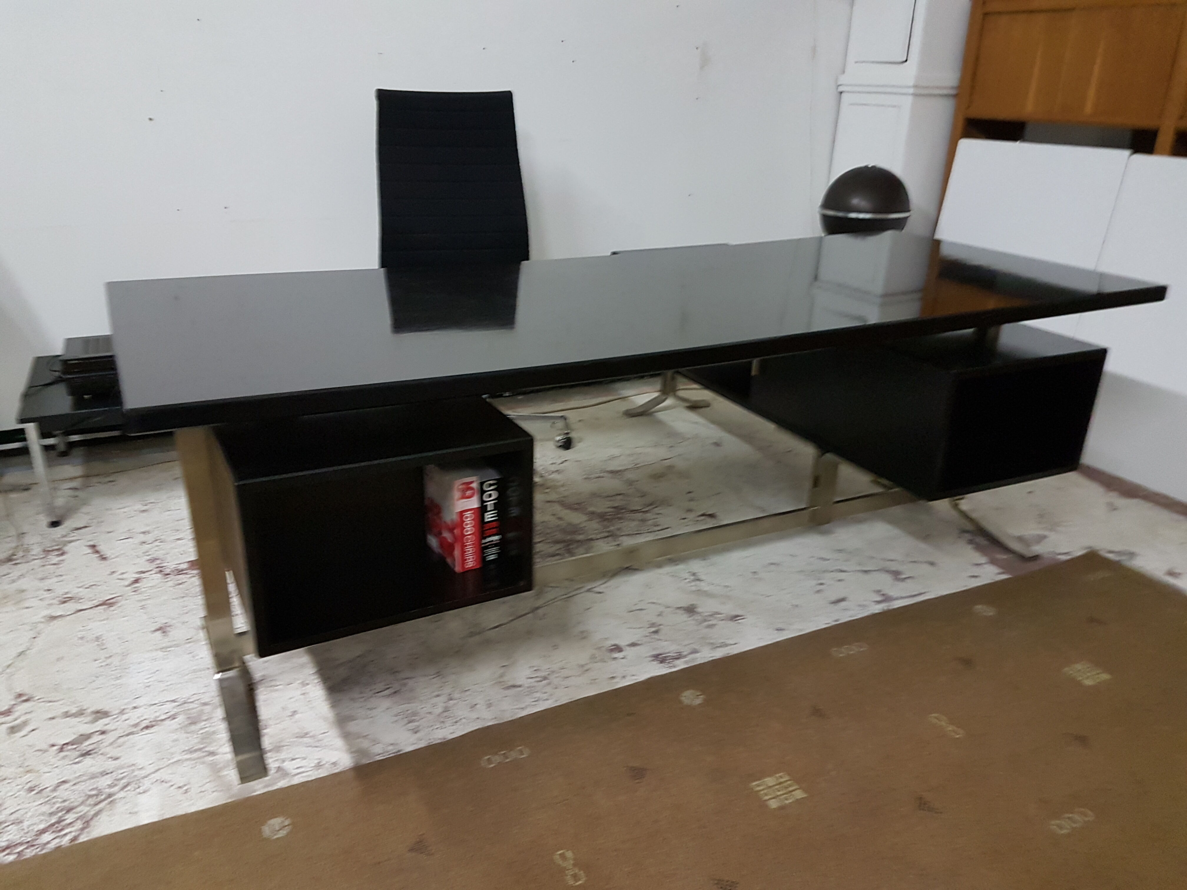 Bureau de ministre design de Gianni Moscatelli pour Formanova années 70