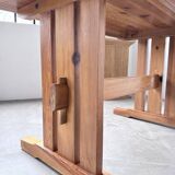 Mountain furniture table made of solid pine