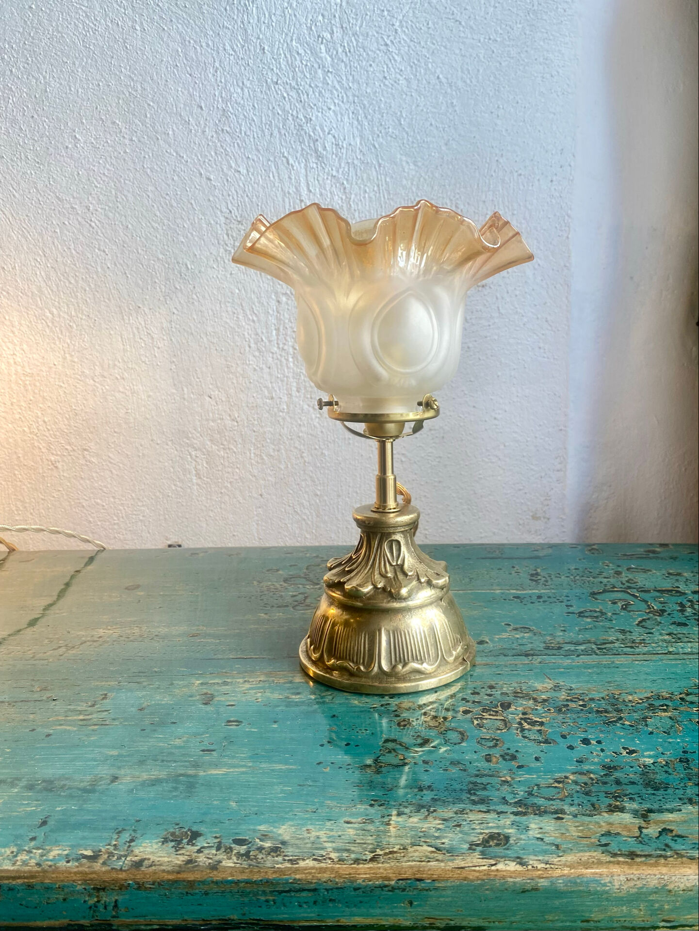 Upcycled lamp