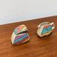 Milk jug and sugar bowl from the Flash One postmodern series by Dorothy Hafner for Rosenthal, 1980s, set of 2.