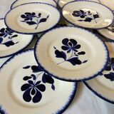 10 assiettes à dessert Salins-Les-Bains