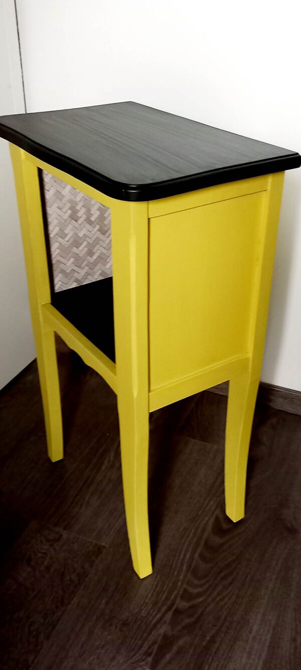 Chevet vintage relooké