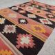 Vintage Turkish hallway rug 128x285 cm