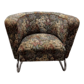Fauteuil chromé par Jindrich Halabala