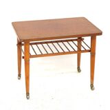Scandinavian mahogany side table, Sweden, 1950s