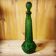 Chiseled glass carafe