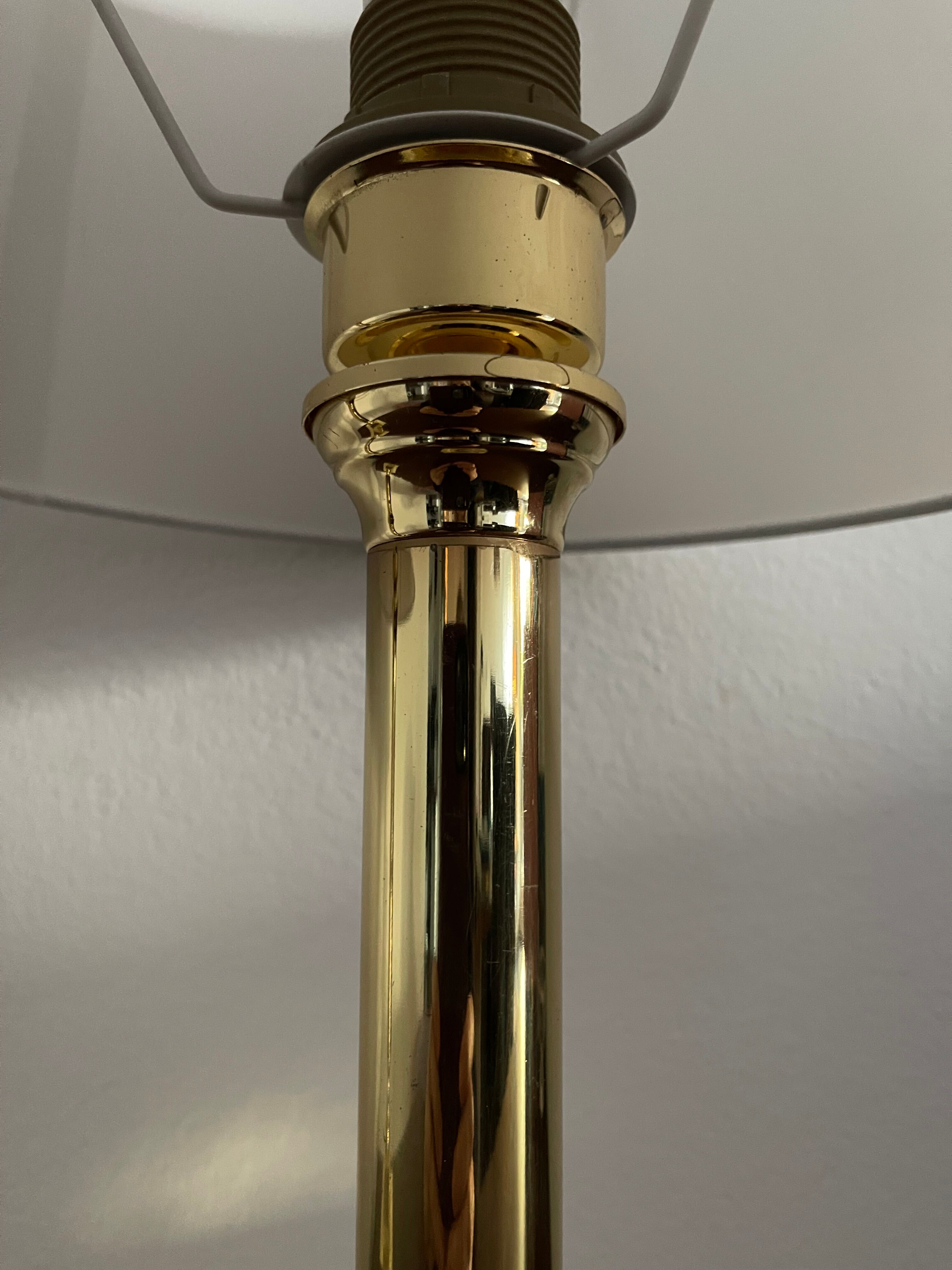 Pair brass lamps Art Deco, Germany 1960