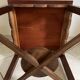 Table d'appoint carré en acajou 1970