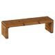 Brutalist modern Swedish table/bench in solid pine, mid-20th century, 1960s.