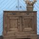 Buffet ancien 2 tiroirs en chêne massif brut esprit campagne chic