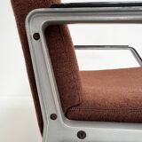 Rare armchair with footstool attributed to Gispen, 1960s