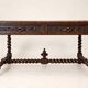 Flat desk – Louis XIII style – Carved solid oak – 19th century