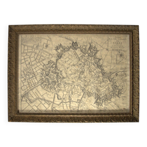 Gravure ancienne encadrée - chez