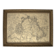 Framed old engraving from Lille, by Pierre Mortier, Amsterdam, 50x37cm