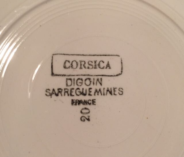 Assortment of six plates