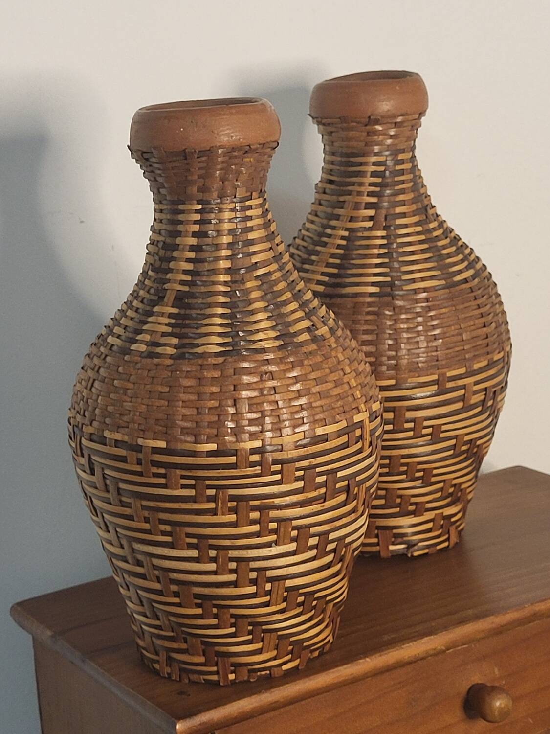 Rattan bottle