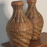 Rattan bottle