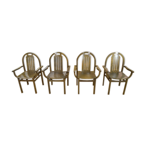 4 fauteuils vintage baumann