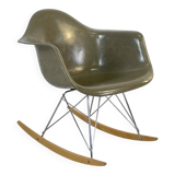 Eames Herman Miller 1950s RAR rocking chair in raw umber
