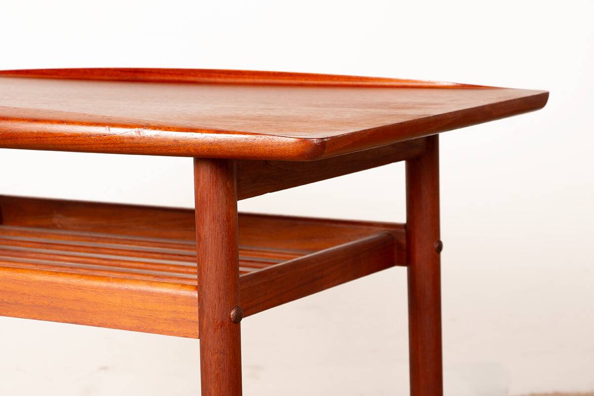 Teak coffee table, 2 levels, model PJ 107 by Grete Jalk/Jeppesen.