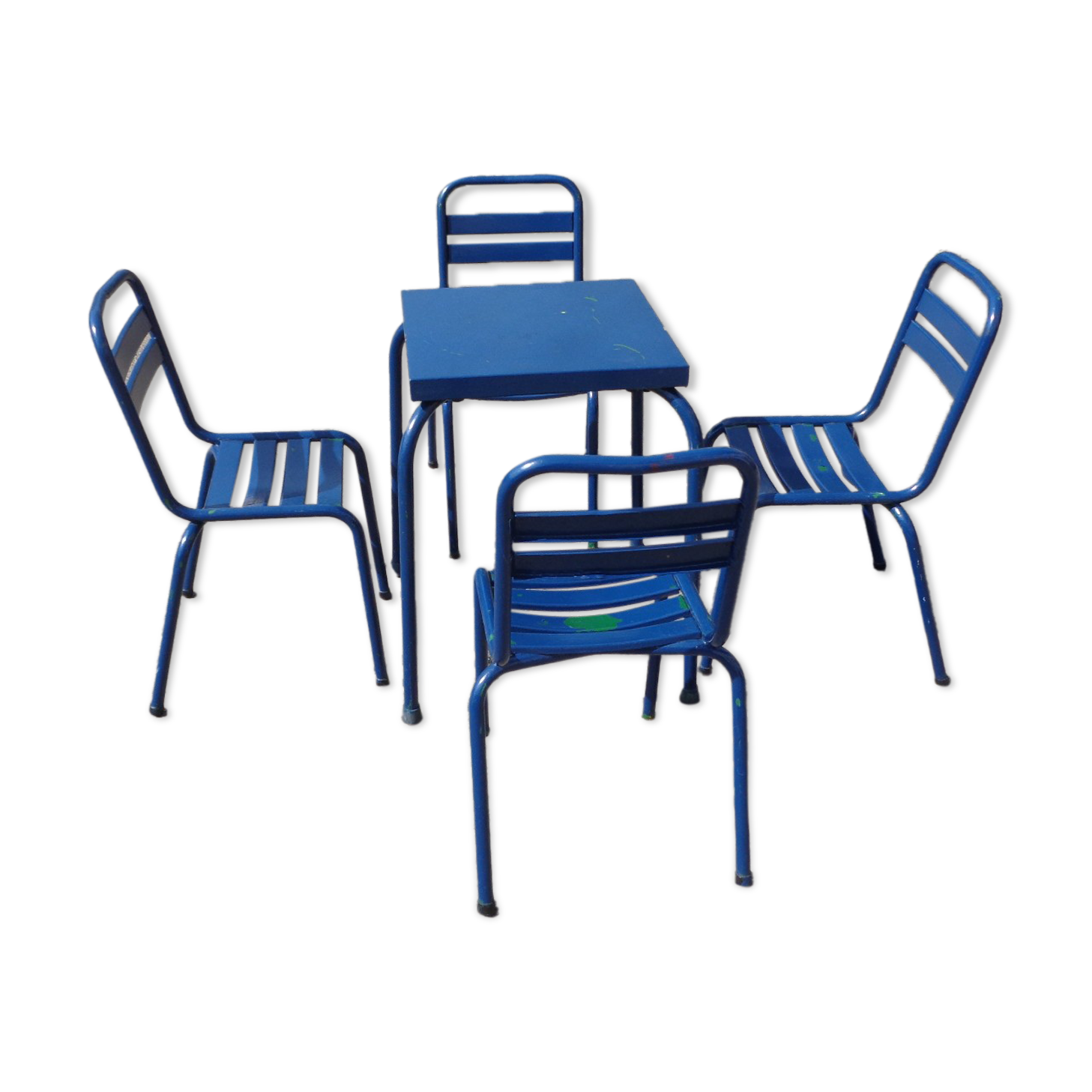 Ensemble 4 chaises & table