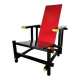 Red and Blue Chair by Gerrit Rietveld