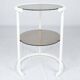 Lacquered side table with two shelves, France, 1970s