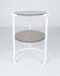 Table d'appoint laquée à deux étagères, France, 1970s