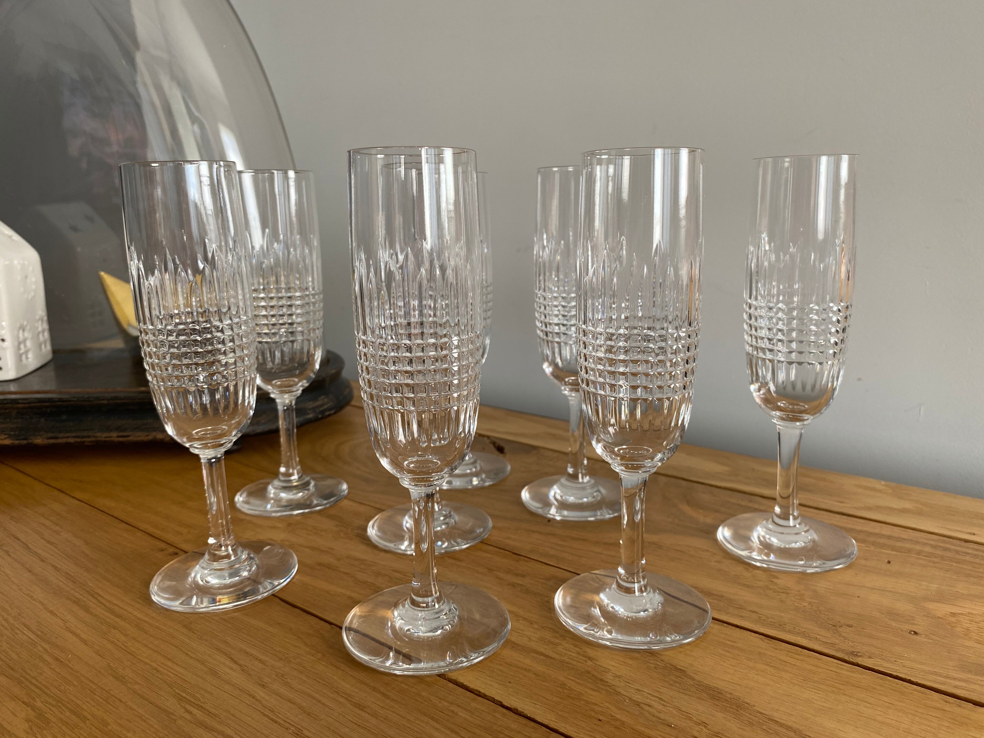 Baccarat champagne flute model Nancy