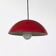 Large Hanging Lamp Martinelli Luce ‘Coupe 1835'’ in Glossy Red, 1970s